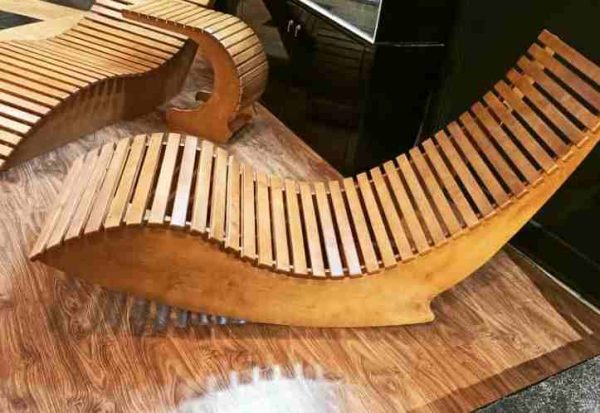 صندلی استخری چوبی S2