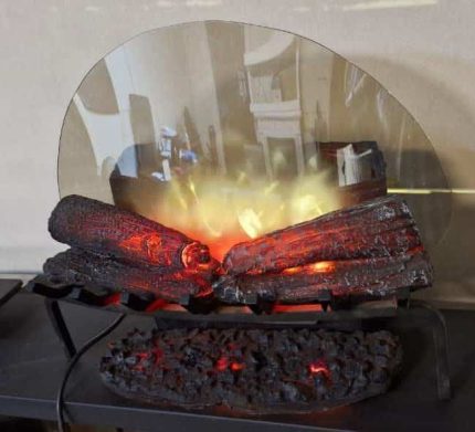 مشعل برقی شومینه چدنی